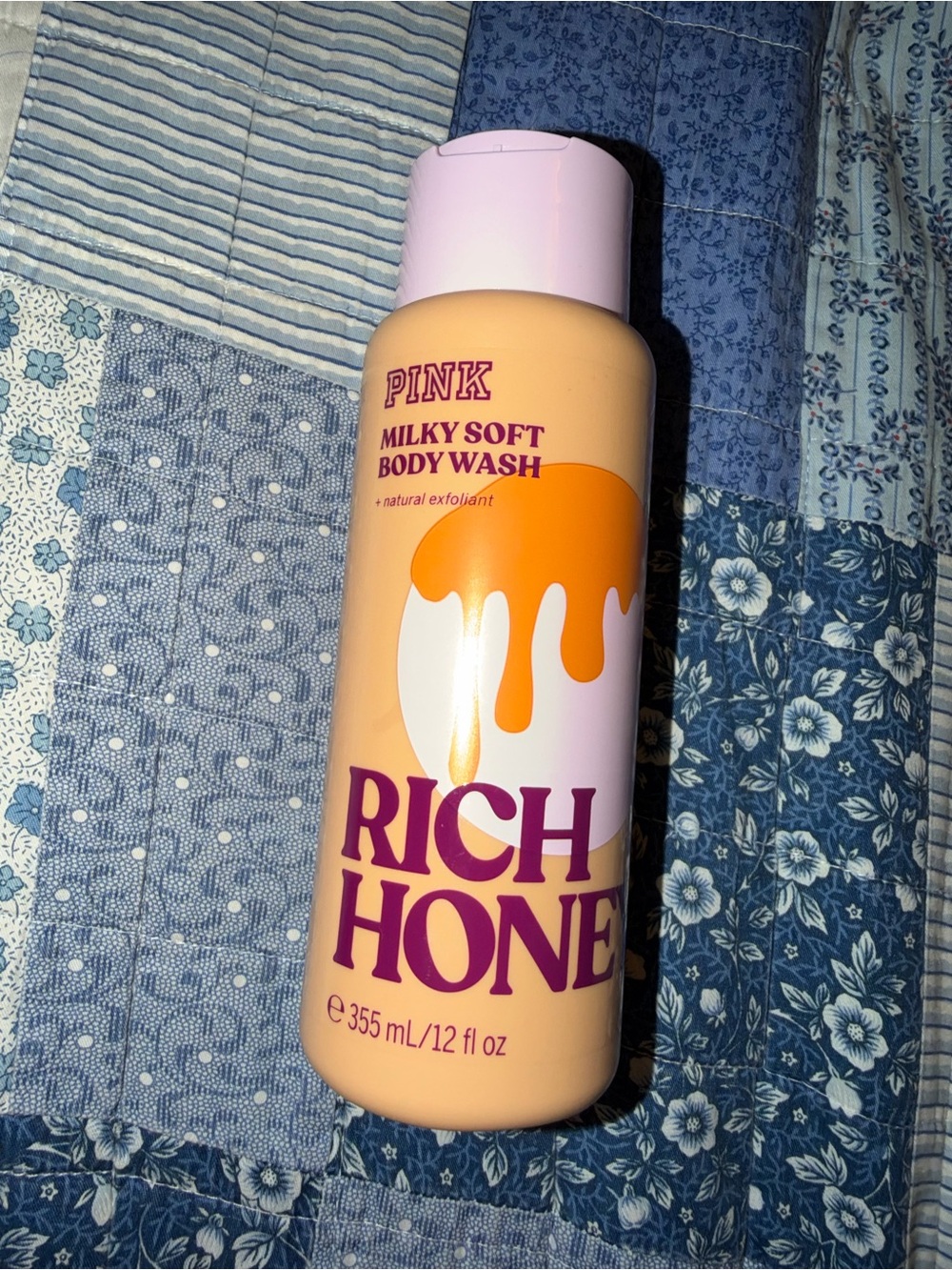 PINK Victoria's Secret Rich Honey Milky Soft Body Wash - Peach & Pink